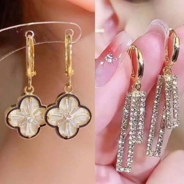 Delicate Dangle Earrings for Gilr Ins New - Image 4