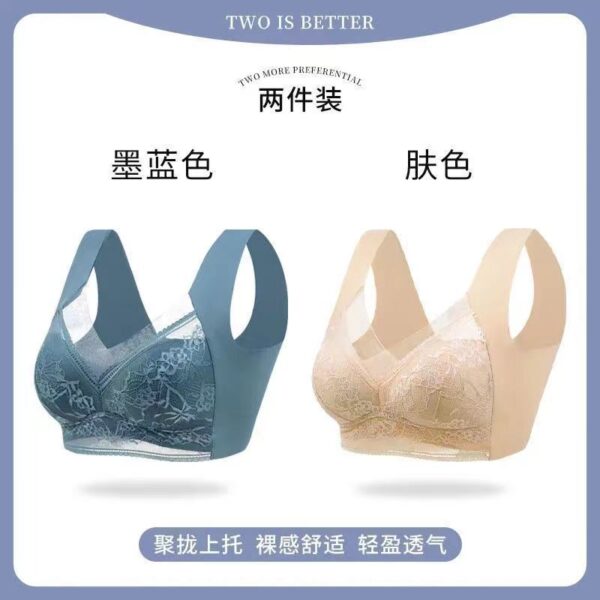 2pcs set Waomen's Bra Underwear Girls 36-44 A B Cup Bra - Image 2