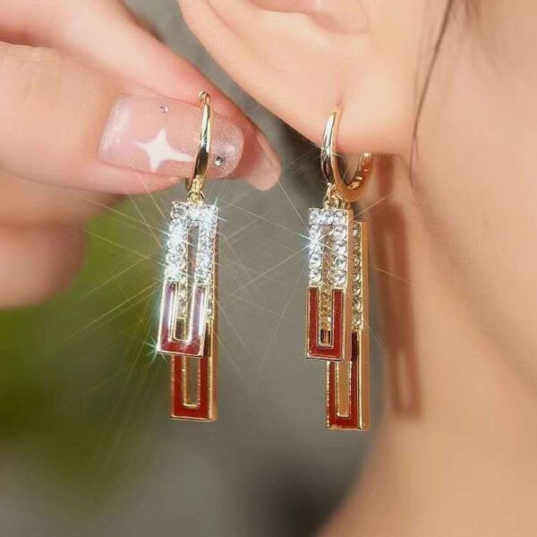 Delicate Dangle Earrings for Gilr Ins New - Image 2